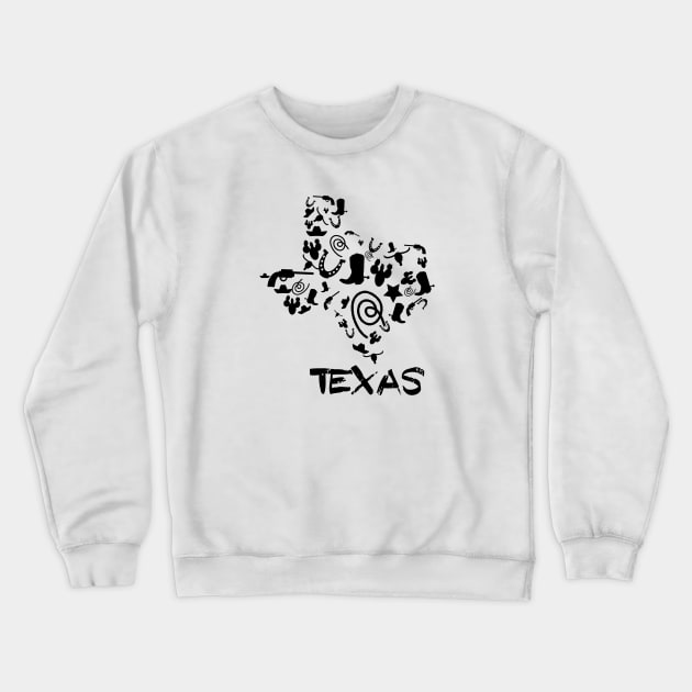 Texas Crewneck Sweatshirt by Litho